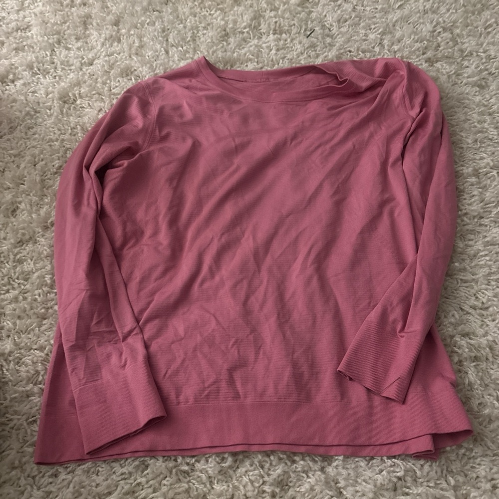 lululemon athletica Long Sleeve Pink Tee